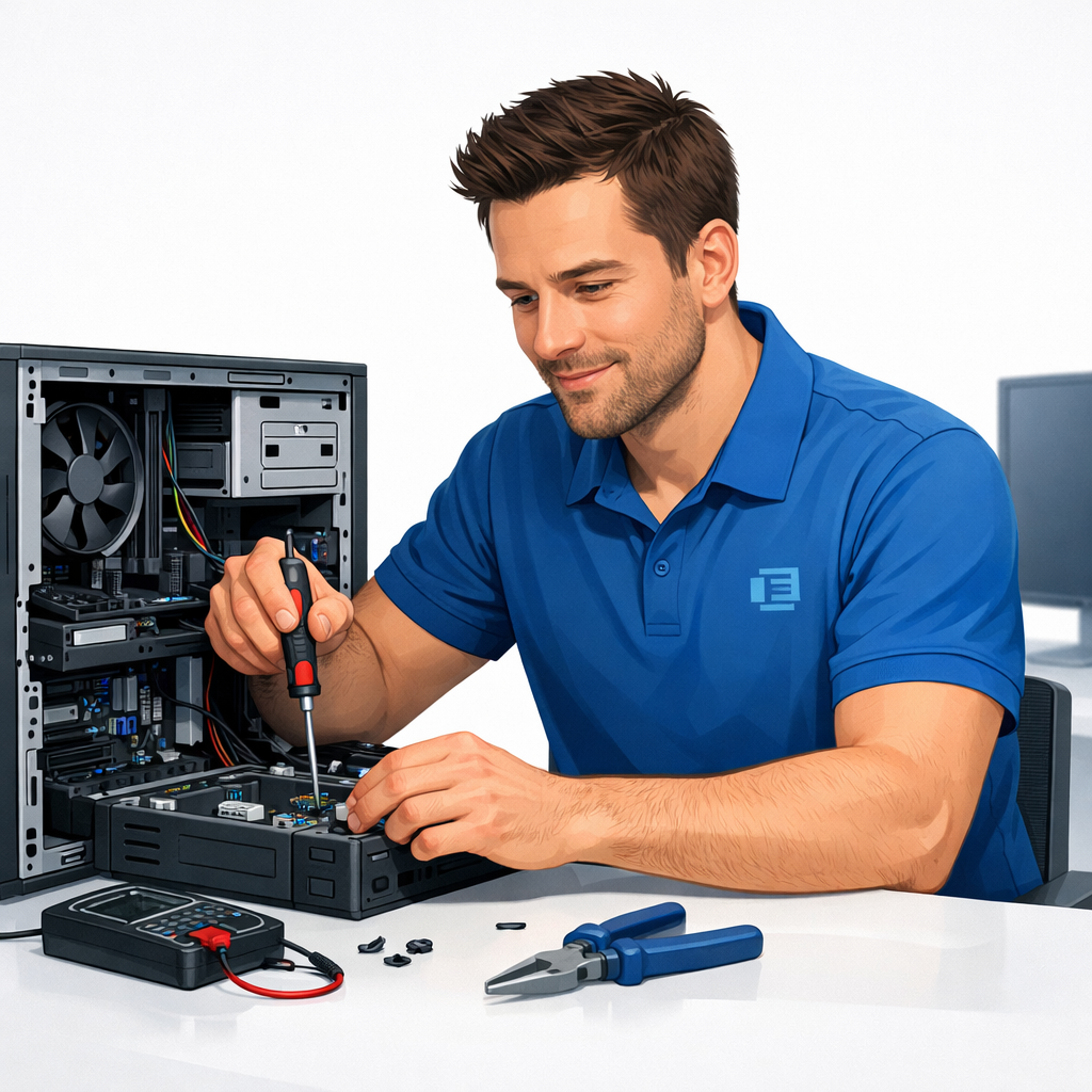 Technicien en réparation d'ordinateur à domicile à Mons